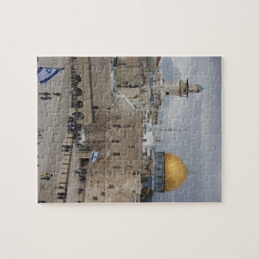 View of Western Wall Plaza, late afternoon Puzzle (Horizontal)