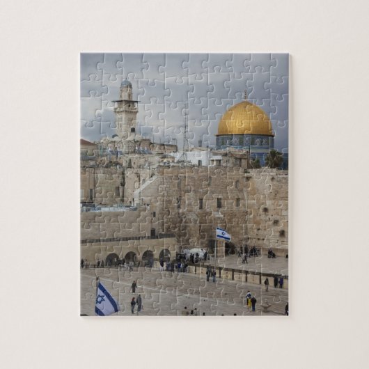 View of Western Wall Plaza, late afternoon Puzzle (Vertikal)