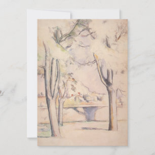 View Thru the Trees von Paul Cezanne, Vintage Kuns