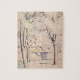 View Thru the Trees von Paul Cezanne, Vintage Kuns Puzzle