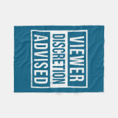 Viewer Discretion Advised  Fleecedecke (Vorderseite (Horizontal))