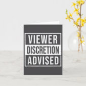 Viewer Discretion Advised  Karte (Gelbe Blume)