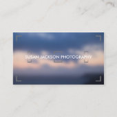 Viewfinder-Fotografie-Visitenkarte Visitenkarte (Vorderseite)