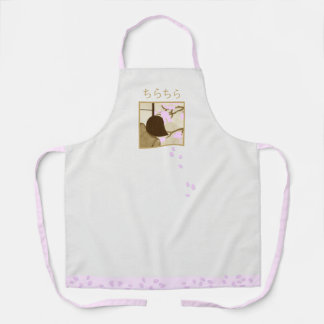 Viewing Cherry Blossoms Apron Schürze
