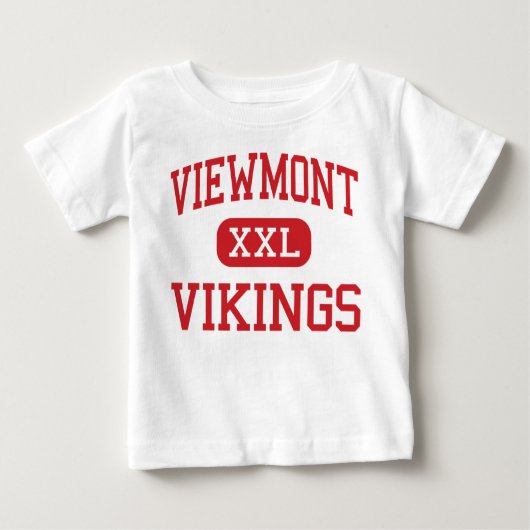 Viewmont - Wikinger - Highschool - freigebiges Baby T-shirt (Vorderseite)