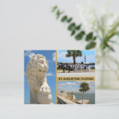 Views of St. Augustine, Florida Postkarte (Stehend Vorderseite)