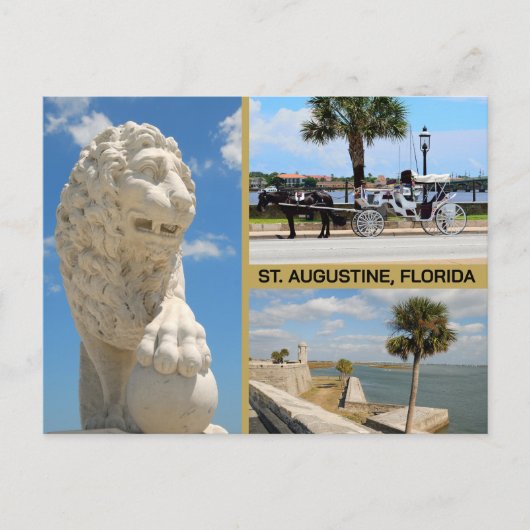 Views of St. Augustine, Florida Postkarte (Vorderseite)