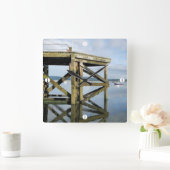 VIEWS OF WALES QUADRATISCHE WANDUHR (Zuhause)