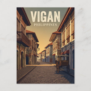 Vigan Calle Crisologo Philippinen Postkarte