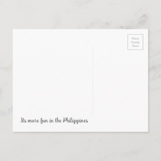 Vigan Postcard Postkarte (Rückseite)