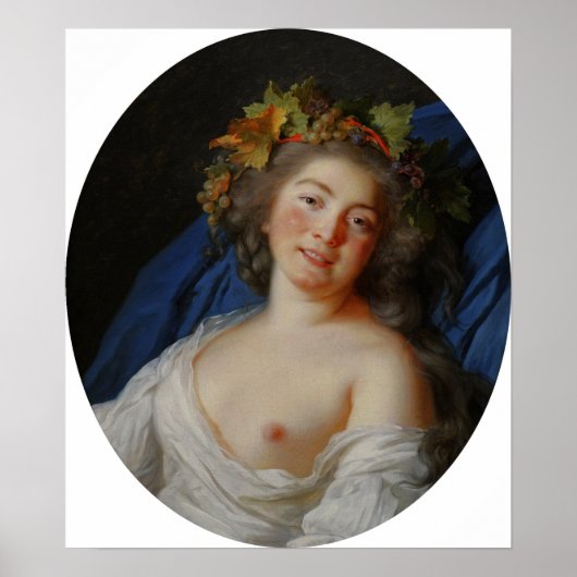 Vigée Le Brun - Bacchante Poster (Vorne)