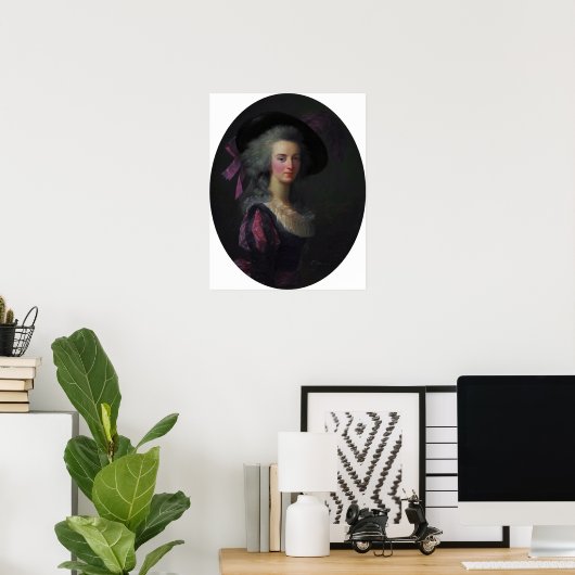 Vigée Le Brun - Charlotte Marie Felicite Poster (Heimbüro)