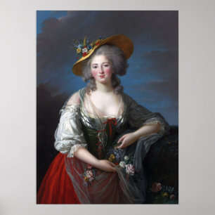 Vigée Le Brun - Elisabeth von Frankreich Versaille Poster