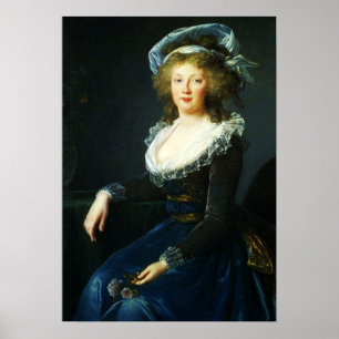 Vigée Le Brun - Maria Teresa Di Borbone Naples Poster