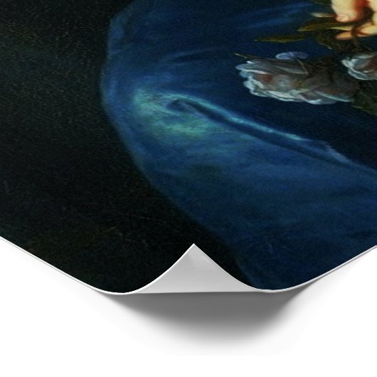 Vigée Le Brun - Maria Teresa Di Borbone Naples Poster (Ecke)