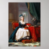 Vigée Le Brun - Marie Antoinette Poster (Vorne)