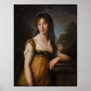 Vigée Le Brun - Portrait einer Frau 1803 Poster