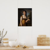 Vigée Le Brun - Portrait einer Frau 1803 Poster (Küche)