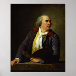 Vigée Le Brun - Portrait von Hubert Robert 1788 Poster