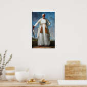 Vigée Le Brun - Portrait von Mohammed Dervish Khan Poster (Küche)