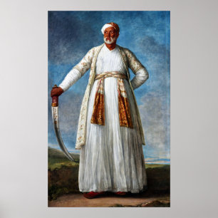 Vigée Le Brun - Portrait von Mohammed Dervish Khan Poster