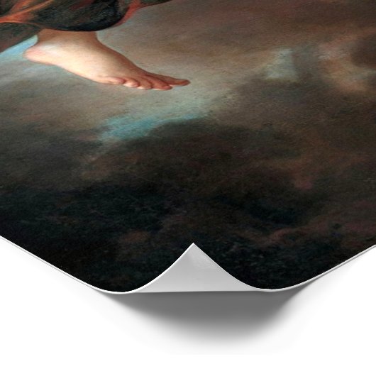 Vigée Le Brun - Portrait von Prinzessin Caroline Poster (Ecke)