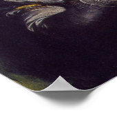 Vigée Le Brun - Selbstportrait in einem Turban & C Poster (Ecke)