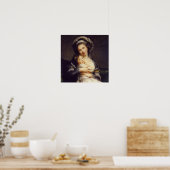 Vigée Le Brun - Selbstportrait in einem Turban & C Poster (Küche)