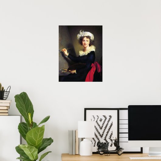 Vigée Le Brun - Selbstportrait Poster (Heimbüro)