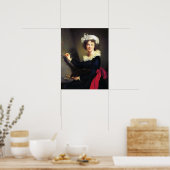 Vigée Le Brun - Selbstportrait Poster (Küche)