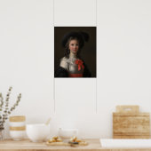 Vigée Le Brun - Selbstportrait Poster (Küche)