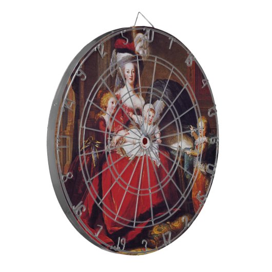 Vigée-Lebrun - Marie Antoinette und ihre Kinder Dartscheibe (Vorderseite Links)