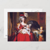 Vigée-Lebrun - Marie Antoinette und ihre Kinder Postkarte (Vorne/Hinten)
