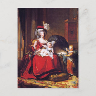 Vigée-Lebrun - Marie Antoinette und ihre Kinder Postkarte