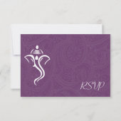 Vighneshvara Wedding RSVP Cards (Rückseite)