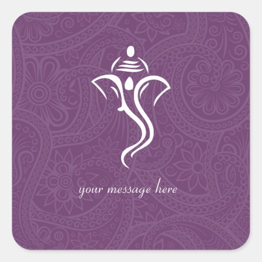 Vighneshvara Wedding Stickers (Vorderseite)