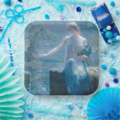 Vigil der Valkyrie (Elegante Dame in Burg) Pappteller (Party)