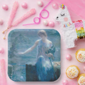 Vigil der Valkyrie (Elegante Dame in Burg) Pappteller (Party)