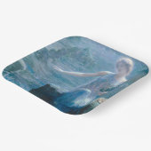 Vigil der Valkyrie (Elegante Dame in Burg) Pappteller (Gewinkelt)