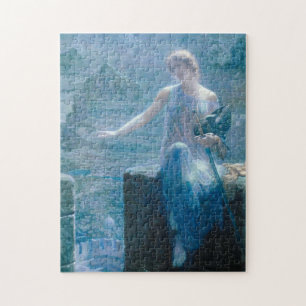 Vigil der Valkyrie (Elegante Dame in Burg) Puzzle