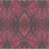 Vigilance Rot Abstrakte Aquarellkunst Aufkleber (Vorderseite)