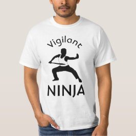 Vigilant Ninja witzig anpassbar T-Shirt