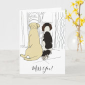 Vigilant pups karte (Gelbe Blume)