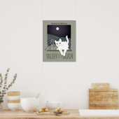 Vigne, Clair de Lune und Chat Blanc 2 Poster (Küche)