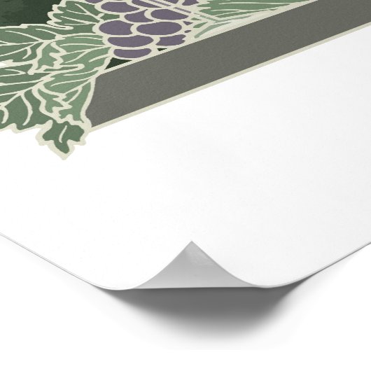 Vigne, Clair de Lune und Chat Blanc Poster (Ecke)