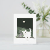Vigne, Clair de Lune und Chat Blanc Postkarte (Stehend Vorderseite)