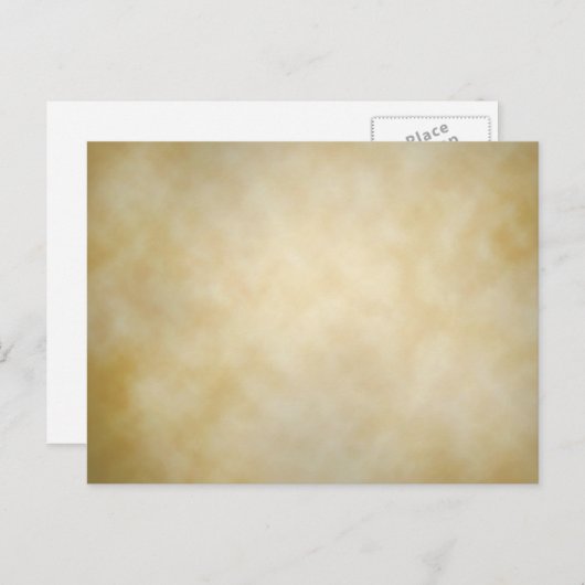 Vignette Textur Hintergrund für antikes Pergament Postkarte (Vorne/Hinten)