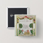 Vignette von 'Eau de Fleur d'Orange Button (Vorne & Hinten)