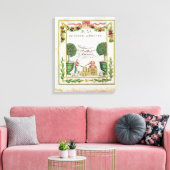 Vignette von Eau de Fleur d'Orange Leinwanddruck (Insitu (Wohnzimmer))