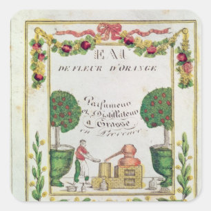 Vignette von Eau de Fleur d'Orange Quadratischer Aufkleber